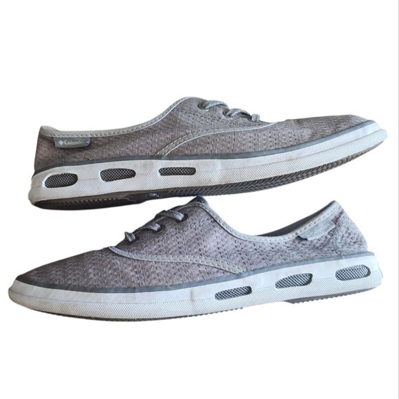 Columbia Womens Vulc N Vent Lace Up Sneaker Shoes Non Marking Boat Shoes Sz 10 - Picture 11 of 11